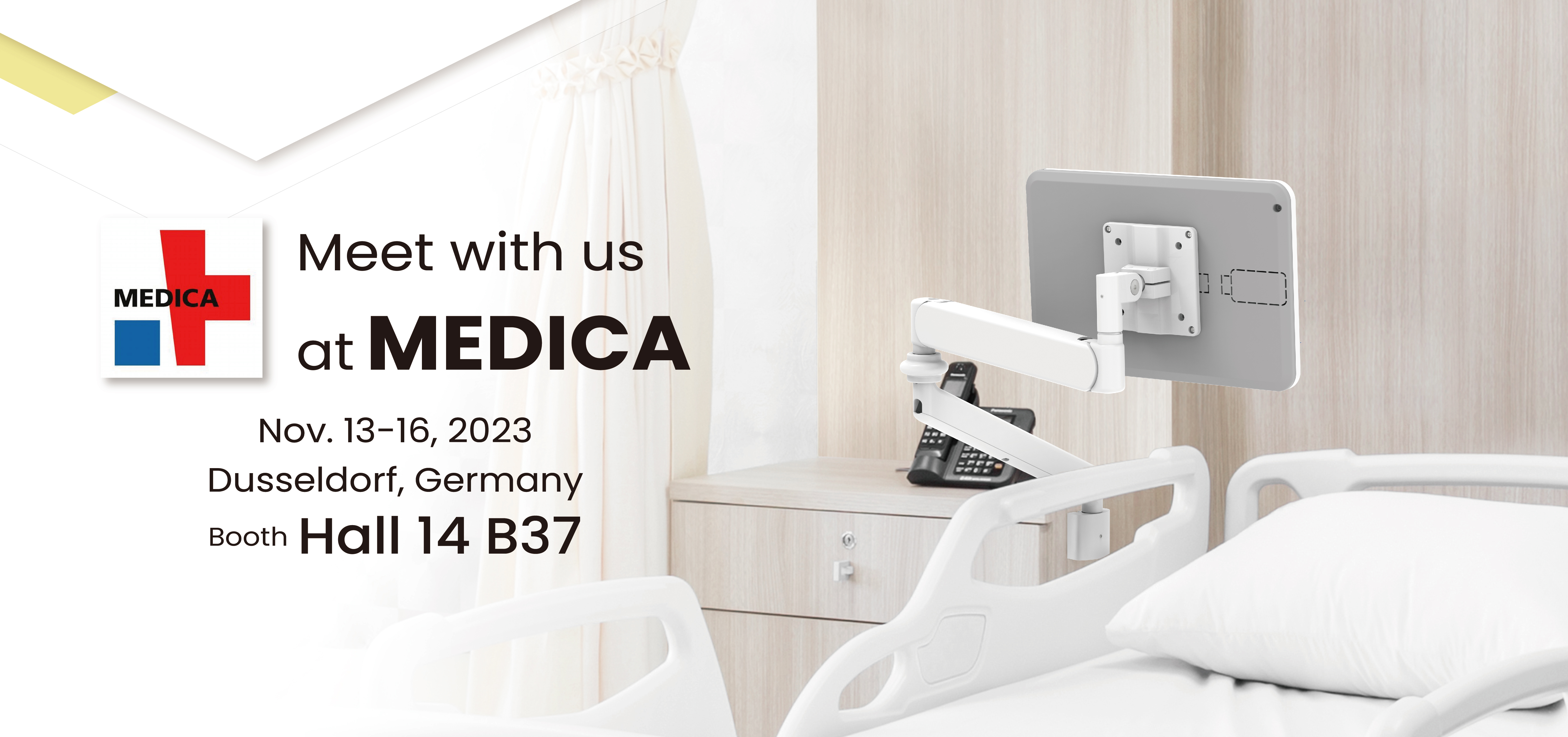 INVITATION 2023 Medica / Dusseldorf, Germany, Nov. 13 - 16, 2023